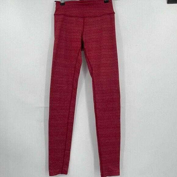 Beyond Yoga Red Limitless Mid Rise Straight Leg Spacedye Leggings Small - Picture 1 of 6